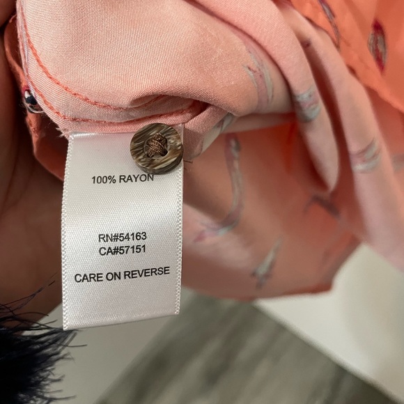 Jimmy Buffett Margaritaville Men’s XXL short Sleeve Button Up Parrot print shirt - Picture 8 of 8